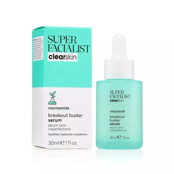 Super Facialist Clear Skin Breakout Buster With Niacinamide Serum 30ml